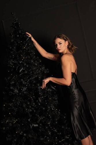 732 Brianna Cămașă de damă De Lafense - negru