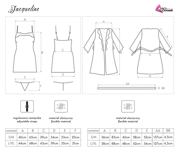 Jacqueline Navy Blue LC 90249 Komplet damski LivCo Corsetti Fashion - navy blue 