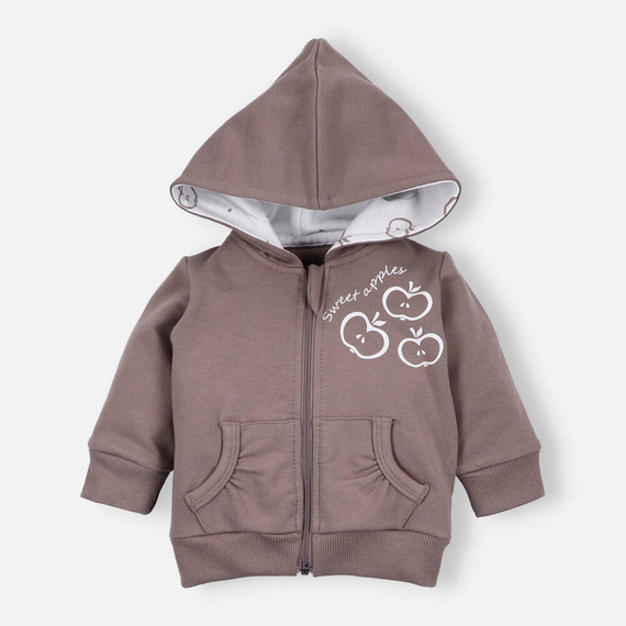 ABN-5307/CZE/056 Hanorac din bumbac organic Happy Apples Nini