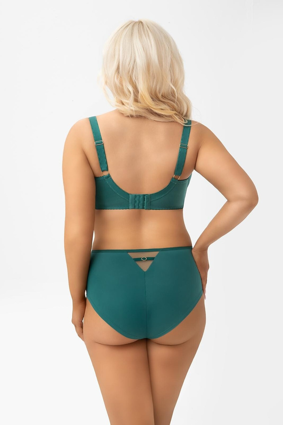 Sutien soft Gorsenia G004 Kasja verde – ridicare puternică și susținere sigură