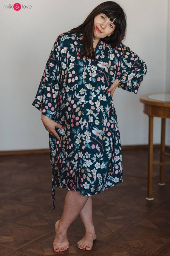 Forest Szlafrok bambusowy Milk&Love 