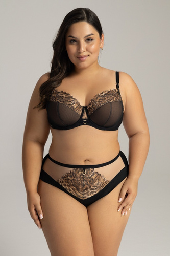 Sutien Maxi Ava cu semi-burete 2143 - Negru