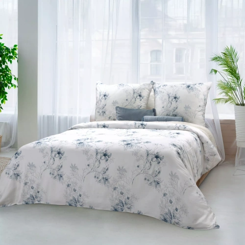 Eurofirany SPRING 93 lenjerie pat 100% bumbac satinat Oeko-Tex