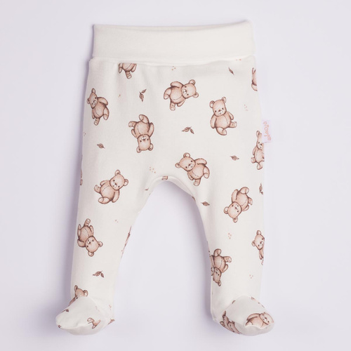 Pantaloni de pijama pentru bebeluși Figo Nicol Koala 100% bumbac alb