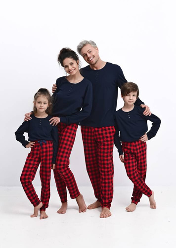 Pijama pentru băieți Louie Kids Sensis - albastru marin