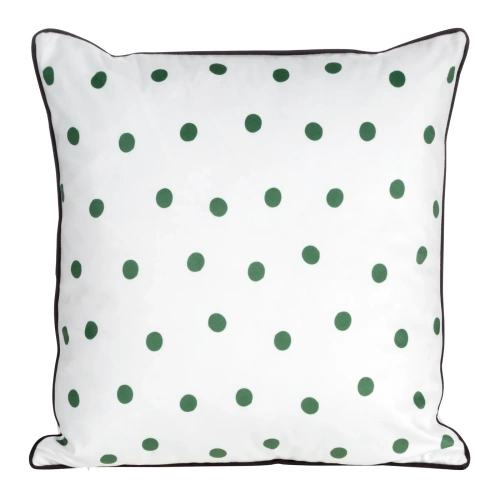 Fata de perna de Paste Primavara 2 din catifea cu imprimeu Euro, perdele verzi