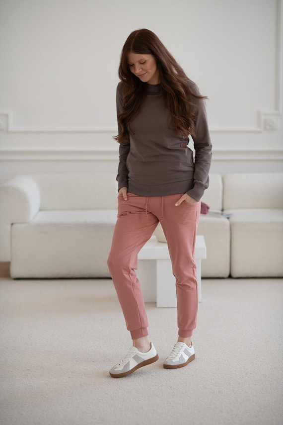 Pantaloni de trening de maternitate Milk&Love pe bază de plante