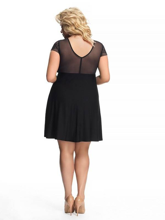 K 669 Nisa Cămașă de damă Gorsenia - negru