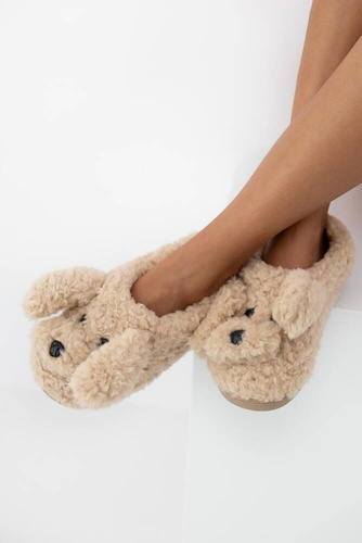 Papuci de damă Louisa Sensis - Bej