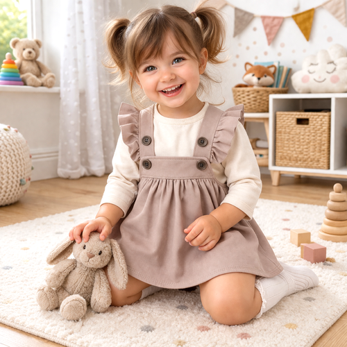 Rochiță pentru bebeluși Circus Nini – 100% bumbac organic