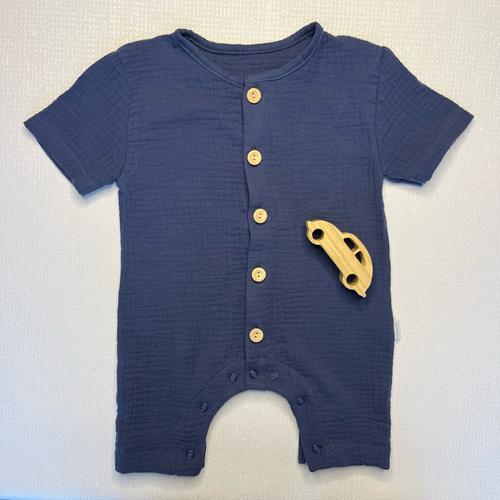 RA55205 Salopeta de muselina Mamatti - bleumarin