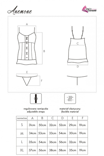 Anemone LC 16036 Komplet damski LivCo Corsetti Fashion