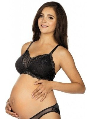 3046 LUPOLINE sutien de alăptare top negru