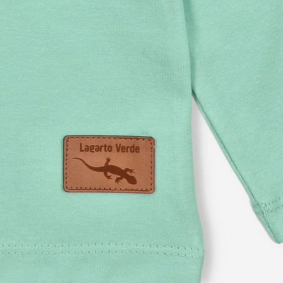 KAR-1006/PIS Bluză băiat cu mâneci lungi Lagarto Verde fistic
