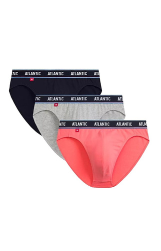 Slip bărbătesc 3MP-200 Atlantic - bleumarin-coral-smarald