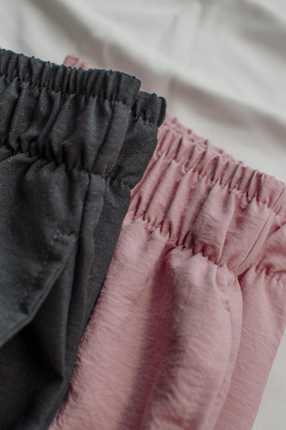 Maeve 875 De Lafense pantaloni de pijama pentru femei - lungi, uni, cu buzunare - negru