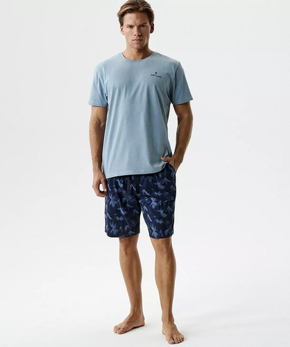 Pijama bărbați Atlantic NMP-399 100% bumbac – lejeră pentru vară