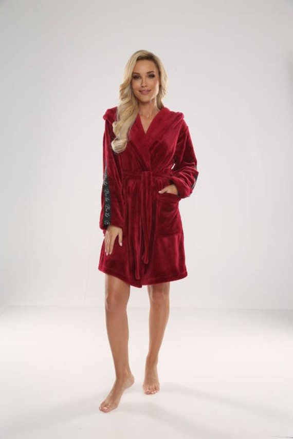 626 Abigail Halat scurt pentru femei Forex - maro