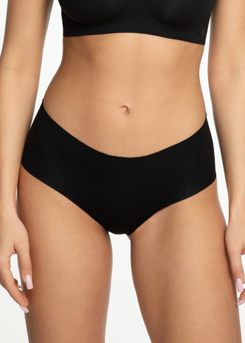 Julimex Infinity Classic Black Briefs – Chiloți de damă din microfibră fără cusături