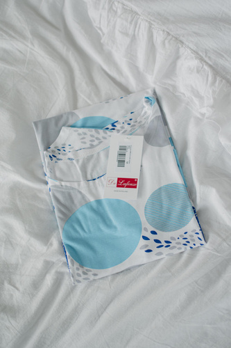 860 Amelia De Lafense cămașă de noapte - mânecă scurtă, viscoză moale - turcoaz