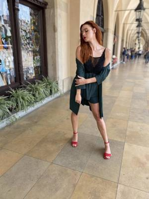 612 Artemise Pijama de damă Forex - verde