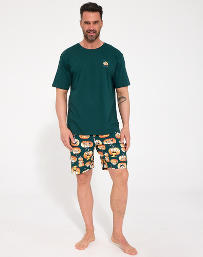 Pijamale bărbați Cornette 326/326 Pumpkin Club 2 100% bumbac pantaloni scurți