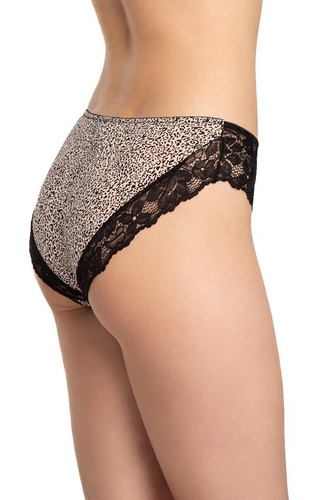 L-1586 Slip de damă Lama, pachet de două, 95% bumbac, confortabil și clasic