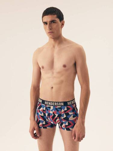 42620 Shield Boxer pentru bărbați, pachet de 2 Henderson bleumarin