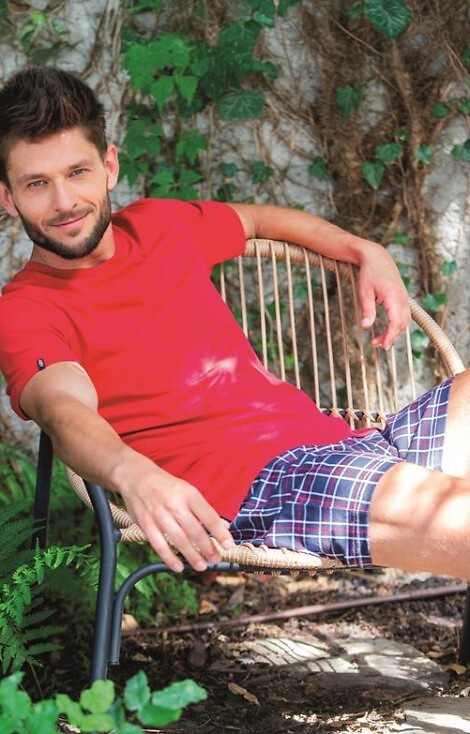 Pijamale pentru bărbați MNS 453 Key - roșu