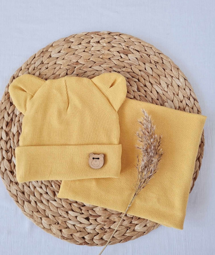 27K Esarfa copii "Teddy" Nicol - mustar