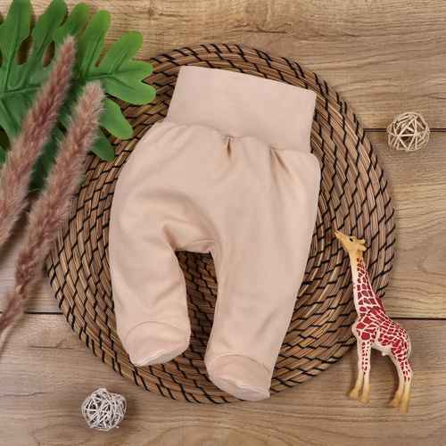 ABN-5330/BEZ Salopete de dormit din bumbac organic Nini, bej