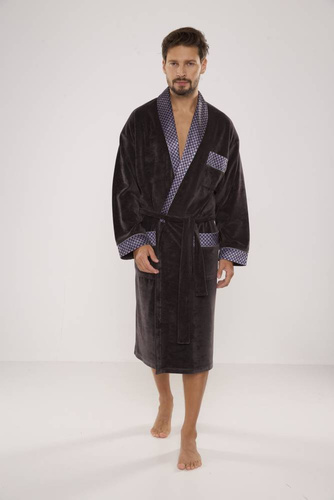 773 Bonjour halat de baie forex pentru bărbați - grafit