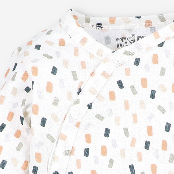 ABN-5321/KRE Body plic Nini din bumbac organic, crem