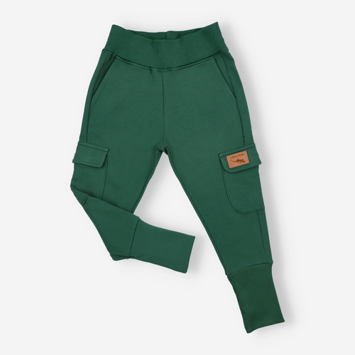 KAR-0042/ZIE Pantaloni de trening cargo pentru baieti Lagarto Verde verde