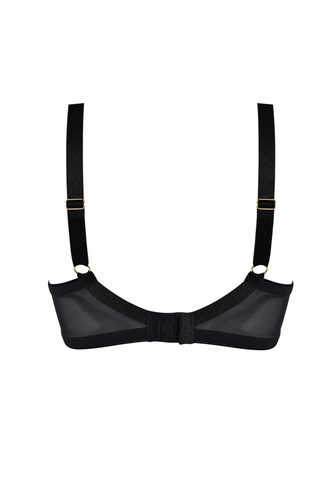 Mediolano Exclusive Soft 19257 Sutien moale negru din dantelă