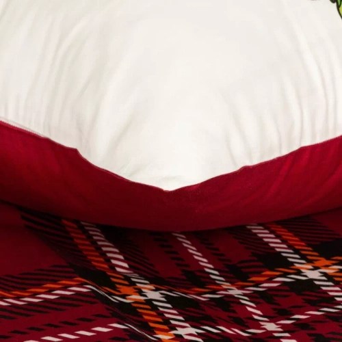Lenjerie de pat de Crăciun Elsa Eurofirany bej, 100% bumbac, cu fermoar