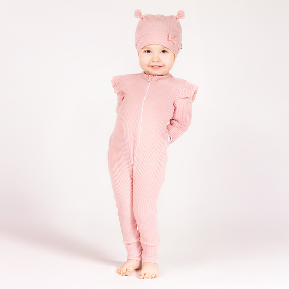 213032 Salopetă Nelly Nicol fără picioare - roz