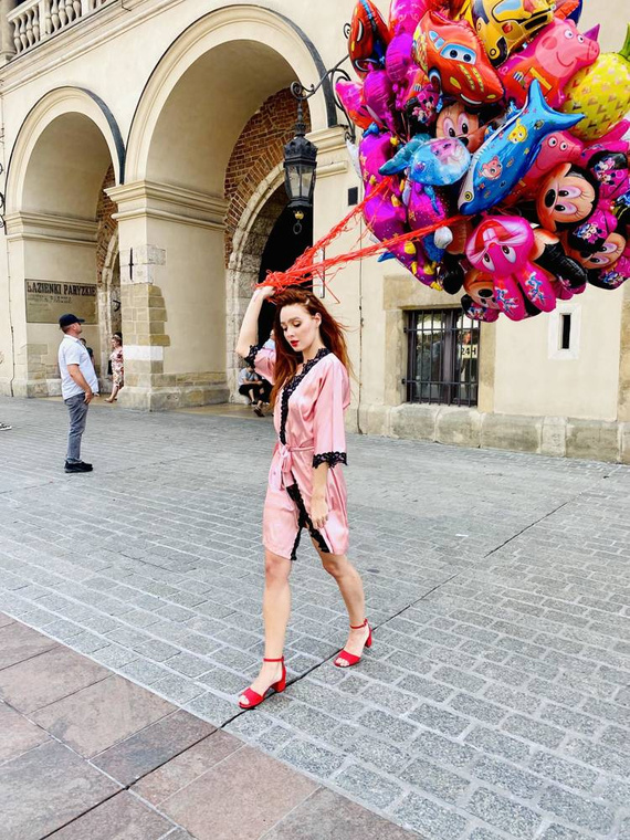 929 Kleoree Halat de baie pentru femei De Lafense - roz