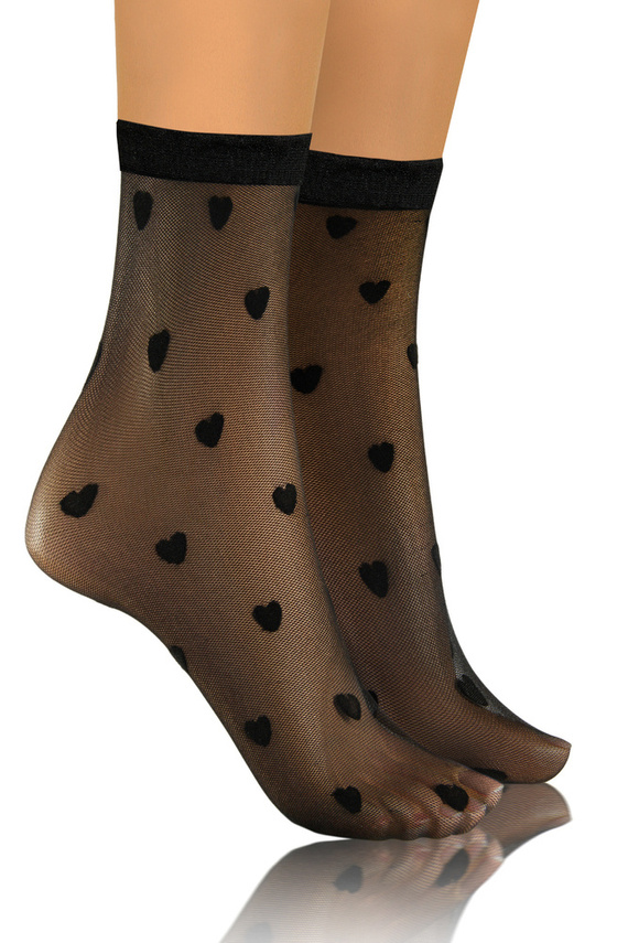 Șosete de damă Sesto Senso, model 04 inimioare