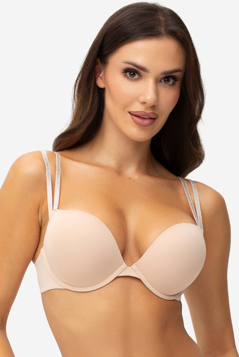 Sutien push-up Gatta WOWEFECT Double Push-Up bej – evidențiază decolteul