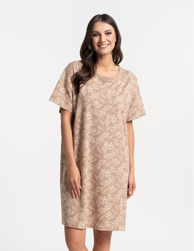 Cămașă de noapte damă Moraj PDK2800-006 bej – bumbac oversize