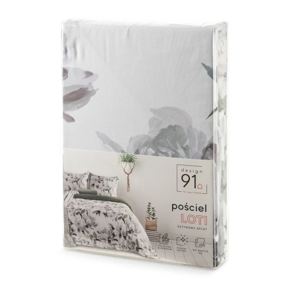 Lenjerie de pat Loti Design 91 florală reversibilă moale cu fermoar