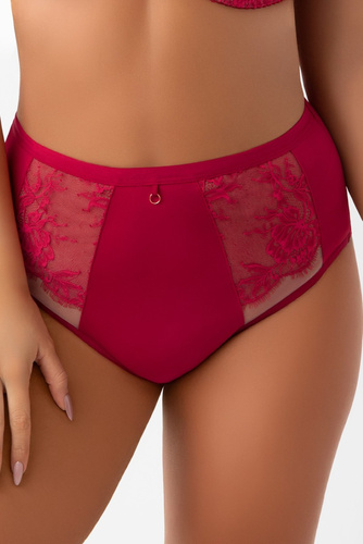 Gorsenia F024 Desire Chiloți damă roșii cu dantelă și microfibră