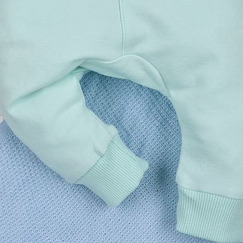 Pantaloni de trening pentru copii Nini, model din bumbac organic, cu talie confortabilă, ABN-5574, model din dinți exploratori de dinozauri