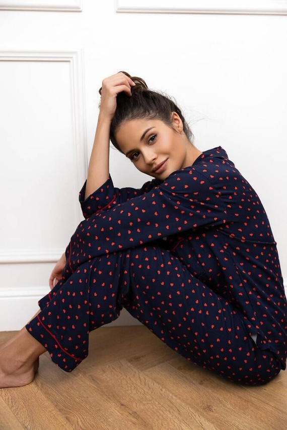 Pijamale Sophia Sensis pentru femei - Bleumarin