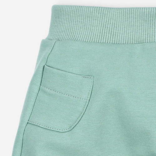 ABN-4517/ZIE Pantaloni de trening buzunar din bumbac organic Nini verde