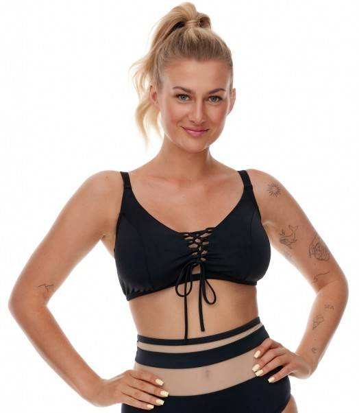 Sutien de baie Devon Soft Top Lupoline - Negru