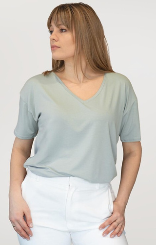 Bluza cu maneca scurta Patty Babell - menta