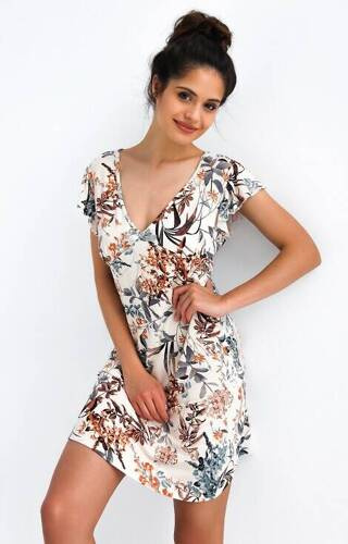 Cămașă de noapte Dolores Sensis - crem