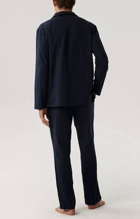 BNMP-001 Pijamale bărbați cu mâneci lungi, Atlantic - bleumarin